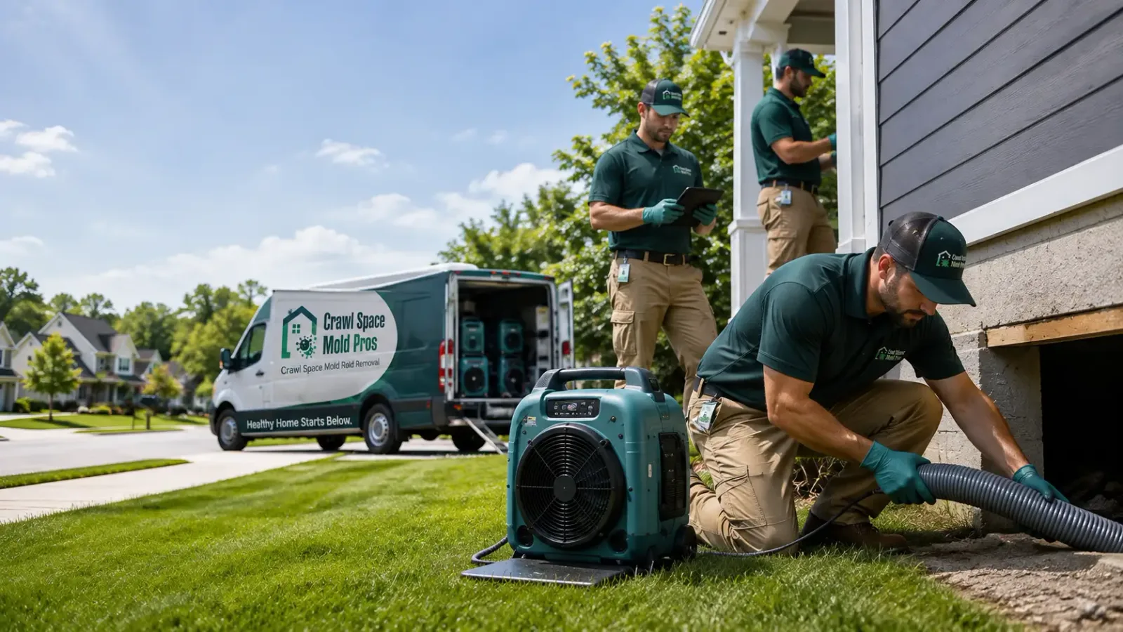 Crawl Space Mold Removal in Marcus, WA
